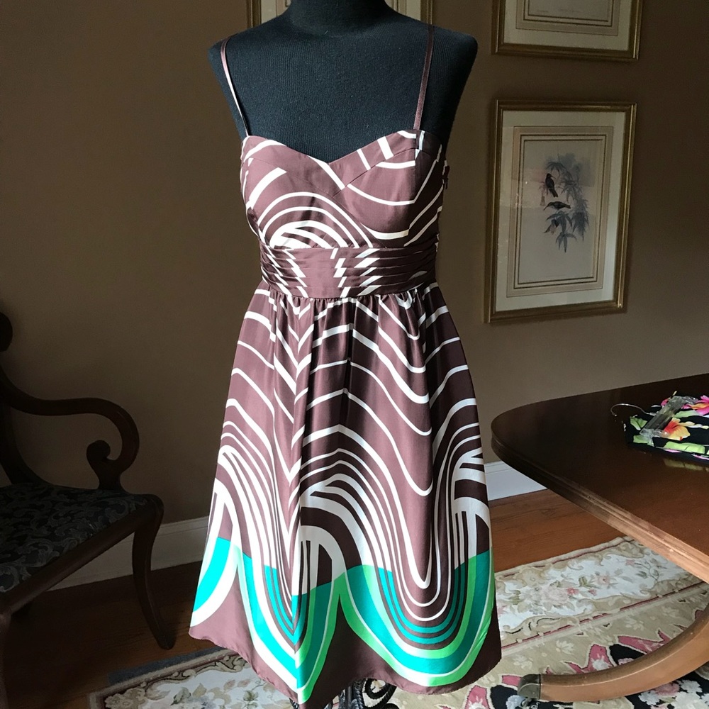 Max and Cleo silk cocktail dress size 6